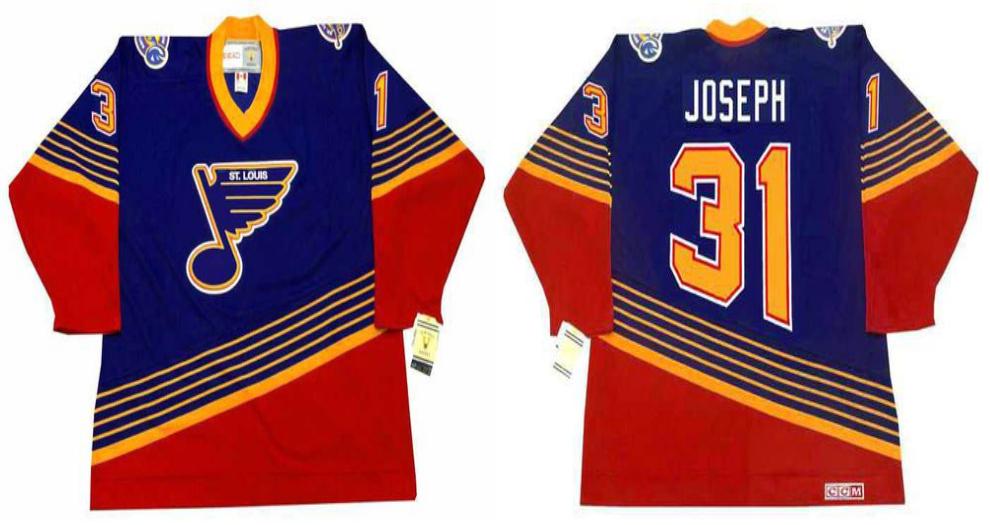 2019 Men St.Louis Blues #31 Joseph blue CCM NHL jerseys->st.louis blues->NHL Jersey